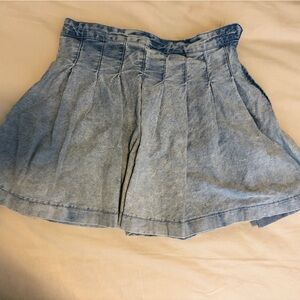 Almost Famous Light Blue Mini Skirt